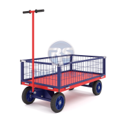 Тележка с поворотной осью и сетчатыми бортами ТПОБ С