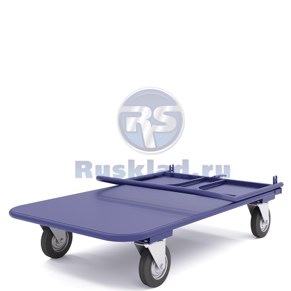 Тележка платформенная металлическая ТПСР М З. Система трансформации — зацеп Тележка платформенная металлическая ТПСР М З. Система трансформации — зацеп