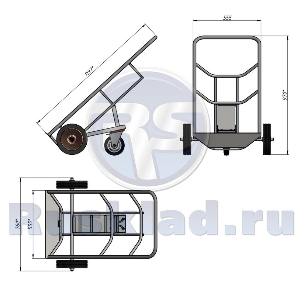Бочковоз. Тележка для перевозки металлических бочек с фиксацией ремнём КБ 2 без колёс. Бочковоз. Тележка для перевозки металлических бочек с фиксацией ремнём КБ 2 без колёс.